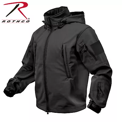 Buy Rothco US Special Spec Ops Army Tactical Fleece Softshell Jacket Black • 129.51£