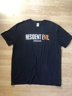 Buy Resident Evil VII 7 Biohazard T Shirt Black Size XL Rare Playstation Xbox • 18£