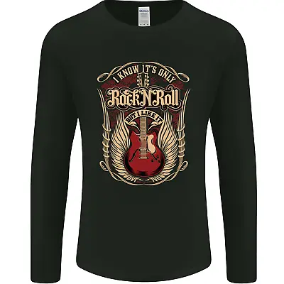 Buy I Know It’s Only Rock ’n’ Roll Music Guitar Mens Long Sleeve T-Shirt • 12.99£