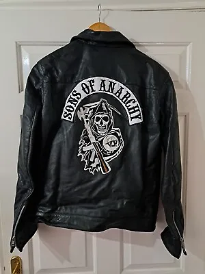 Buy Sons Of Anarchy Leather Jacket Size M • 80£