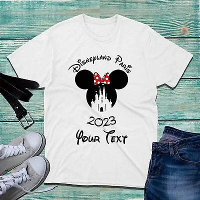 Buy Personalised Disney Land Paris 2023 T-Shirt Mickey Minnie Mouse Festive Squad • 11.99£