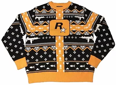 Buy Official ROCKSTAR GAMES Employee Only Ugly Xmas Sweater Jumper S (never Worn) • 199£