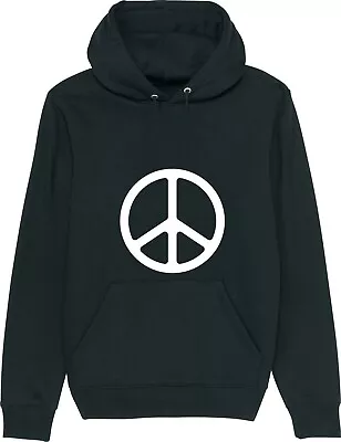 Buy Peace Symbol CND Sign Ban The Bomb - Retro Hoodie • 17.95£