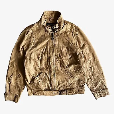 Buy Vintage 90s Women's Ralph Lauren Polo Sport Driving Leather Jacket, Biker Retro • 130£