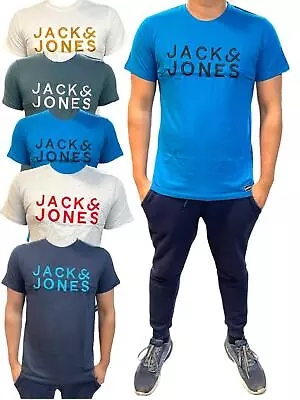 Buy Men's Summer Brand New Jack & Jones T Shirt 100% Cotton 25-26 • 7.99£