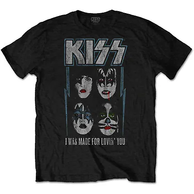 Buy KISS T-Shirt 'Made For Lovin' You' - Official Merchandise - Free Postage • 13.50£