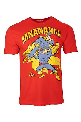Buy Bananaman The Beano Comic Official T Shirt Banana Man Superhero • 9.99£