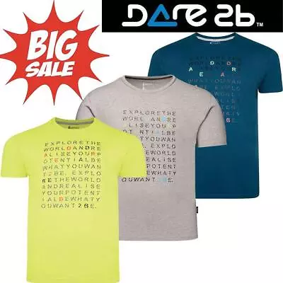 Buy Dare 2b Mens Verses Short Sleeve Tee Casual Fit Cotton T Shirt • 7.95£
