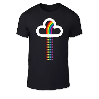 Buy Rainbow Rain Adult Unisex T Shirt - LGBTQ+Summer Art Cool Gift • 12.95£