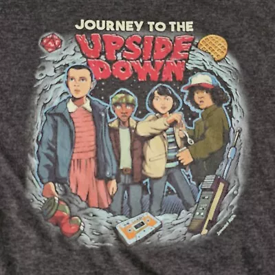 Buy STRANGER THINGS Tshirt Journey To The Upside Down Size M Graphic Tee • 9.95£
