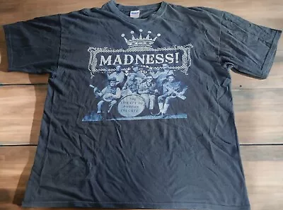 Buy Madness Band 2009 Music T-shirt Black Size XL 48-50  Chest Cotton • 13.54£