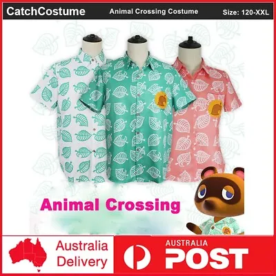 Buy Animal Crossing Cosplay Costume Tom Nook Timmy Tommy Summer T-shirt Tops • 19.37£