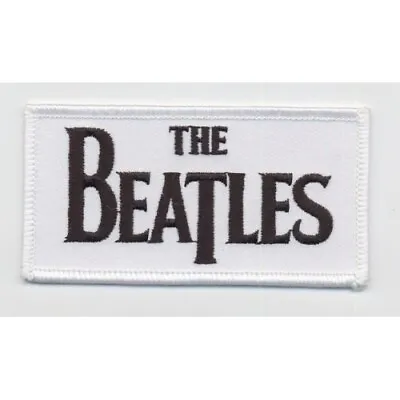 Buy THE BEATLES Drop T Logo (Loose) : Woven IRON-ON PATCH Official Merch • 3.43£