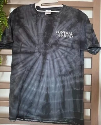 Buy Funeral For A Friend T Shirt Rare Tie Dye Rock Metal Band Merch Tee Size Small • 15.95£