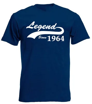 Buy Legend 1964 T-Shirt, Mens 60th Birthday Gifts Presents, Gift Ideas For Men Dad • 9.99£