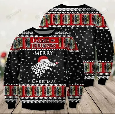 Buy Game Of Thrones Got House Of The Dragon Merry Christmas Ugly Sweater • 41.80£