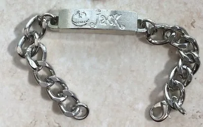 Buy Disney Jack Skellington Silver Tone Bracelet 6.5  • 14.18£