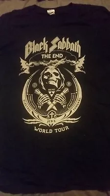 Buy Black Sabbath Shirt Adult Medium The End 2016 Tour Concert Ozzy Metal Band T • 30£