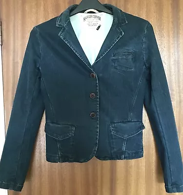 Buy Tommy Hilfiger Small Indigo Blue Factory Aged Denim Jacket • 18.99£