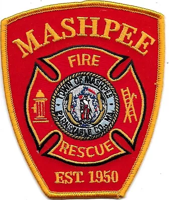 Buy Fire Department Patch MASHPEE Fire Department USA Badge MASSACH • 5.15£