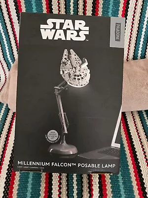 Buy Star Wars Millennium Falcon Posable Lamp Desk Light, Official Merch • 45£