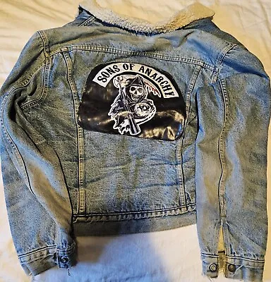 Buy Sons Of Anarchy Levi's Denim Jacket Size 46 • 25£