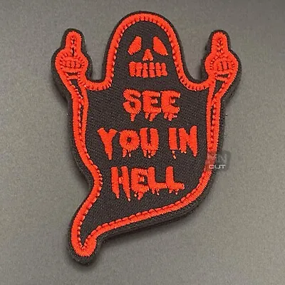 Buy See You In Hell Morale Patch Hook & Loop Military Army Airsoft Tactical Biker • 4.49£