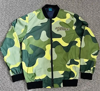Buy Ganja Gorillaz - Camouflage Print - Bomber Style  Jacket • 60£