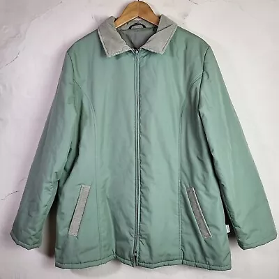 Buy Tiklas Mens UK44 UK46 Vintage Casual Jacket Ireland Green Full Zip Lined • 24.69£