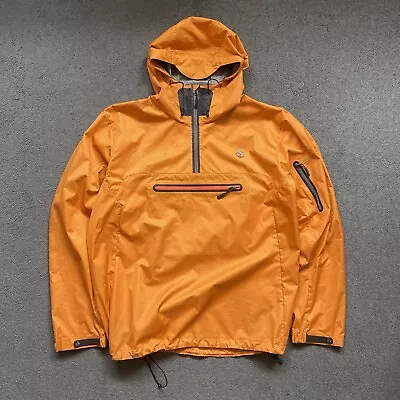 Buy Vintage 00s Timberland Technical Pullover Waterproof Jacket (XXL) Orange • 35£