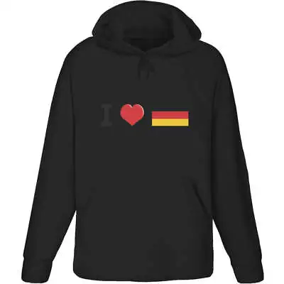 Buy 'I Love Germany' Adult Hoodie / Hooded Sweater (HO032514) • 24.99£