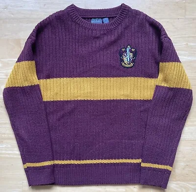 Buy XS 41  Chest Harry Potter Gryffindor Quidditch Christmas Xmas Jumper Sweater • 19.99£