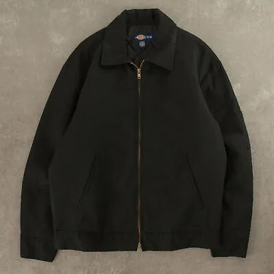 Buy Dickies Vintage Full Zip Workwear Jacket M Men's Black • 60£