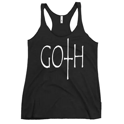 Buy Goth Style Women's Racerback Tank Top Shirt Gothic Fashion • 27.78£