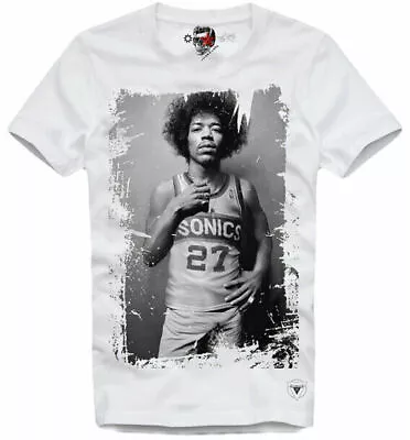 Buy E1syndicate T-shirt Jimy Hendrix Club 27 Sonics Basketball Morrison Jones 2911 • 22.78£