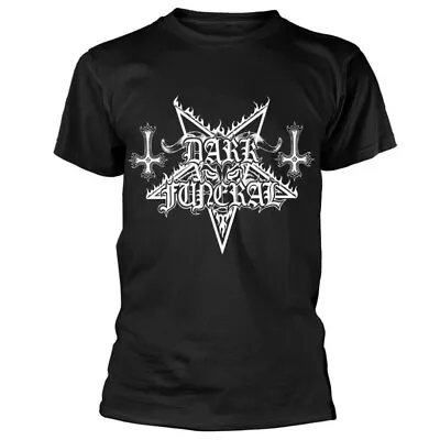 Buy Dark Funeral Logo Shirt S-XXL T-shirt Black Metal Band Official Tshirt • 25.29£