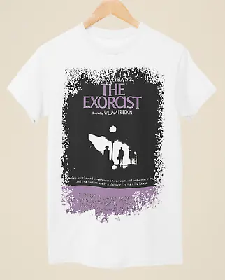 Buy The Exorcist - Movie Poster Inspired Unisex White T-Shirt • 14.99£