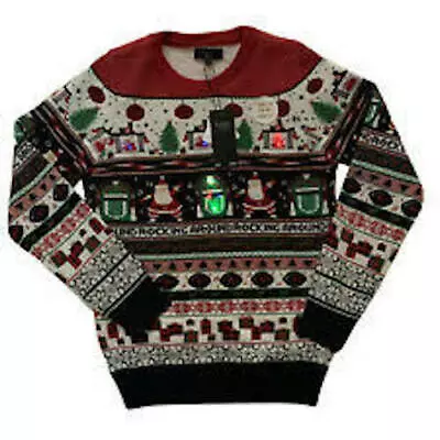 Buy Christmas Jumper With Lights!! ‘Rocking Around’ Size XS • 15.99£