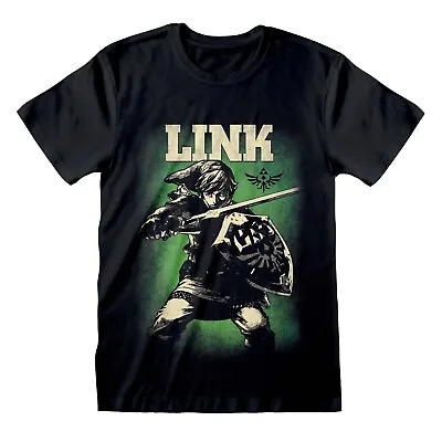 Buy ** Legend Of Zelda Link Hero Of Hyrule Official Nintendo Licensed T-shirt ** • 16£