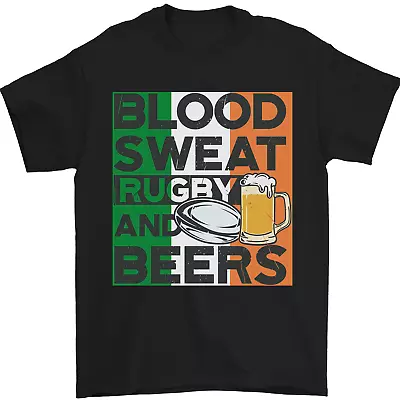Buy Blood Sweat Rugby And Beers Ireland Funny Mens T-Shirt 100% Cotton • 8.49£
