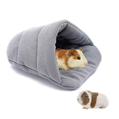 Buy Guinea Pig Bed Hamster Bed Sleeping Bag Cave Nest Cushion Soft Warm Slippers Ll • 13.25£