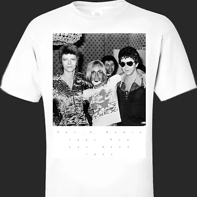 Buy David Bowie, Lou Reed, Iggy Pop Tshirt, Together In 1973 • 15.95£