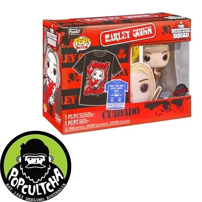 Buy The Suicide Squad (2021) - Harley Quinn Pop! Vinyl Figure & T-Shirt Box Set • 24.97£