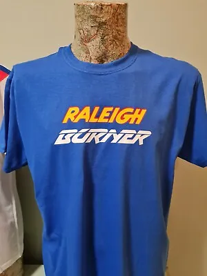 Buy Raleigh Burner Blue T-Shirt Mens Unisex BMX Retro Skyway Mongoose Haro Chopper  • 13.99£