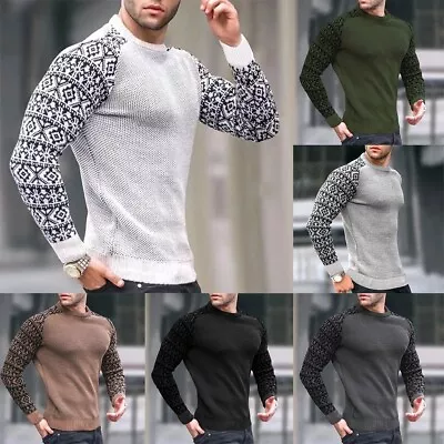 Buy Top Mens Regular Slim Fit T-Shirt Thermal Undershirt Activewear Crew Neck • 14.42£