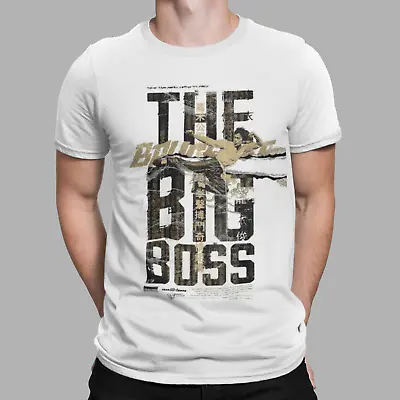 Buy The Big Boss T-Shirt Mens Bruce Lee Martial Arts MMA Gym Unisex Top Movie Retro • 6.99£