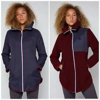 Buy Four Laps NEW $198 Endeavor Longline Reversible Sherpa Jacket - NWT - M | Medium • 36.94£