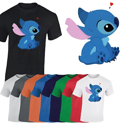 Buy Heart Lilo And Stitch Ohana Xmas Gift Mens Womens T-Shirt Unisex Tops • 8.99£