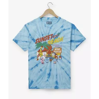 Buy BT21 Sunset Beach Tie-Dye T-Shirt Size 2X/2XL NWT New • 23.67£