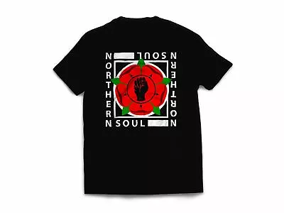 Buy Northern Soul Lancashire Red Rose Logo Men's T-Shirt • 12.95£